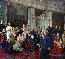 Impressive paintings at Christiansborg Palace