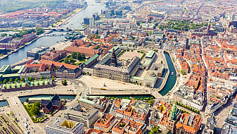 Christiansborg Palace and the inner city